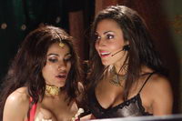 Koel Purie & Sitara Hewitt, backstage in Bolly Double