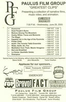 PFG Screening Film List